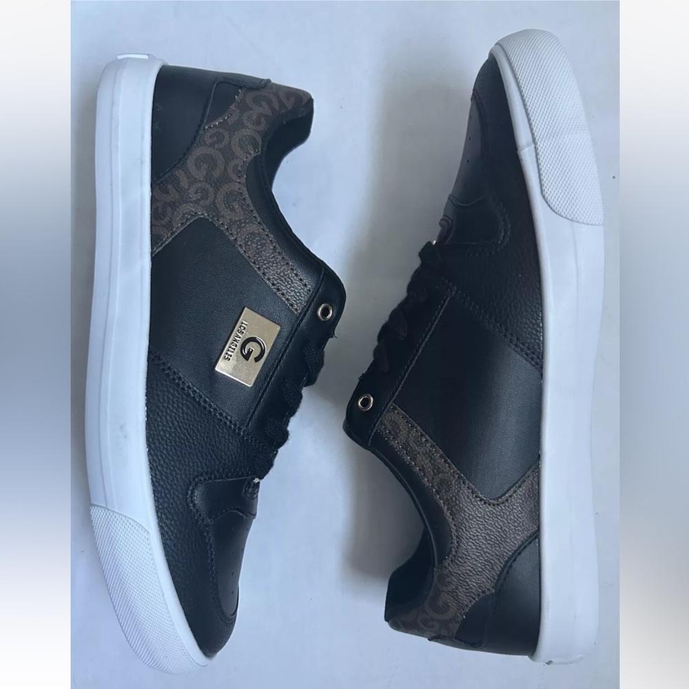 NWT G By Guess Los Angeles Shoes Sneaker Black/Gold/
Brown size: 10M - Picture 5 of 6